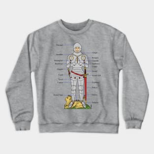 Plate Armour Circa 1430 Crewneck Sweatshirt